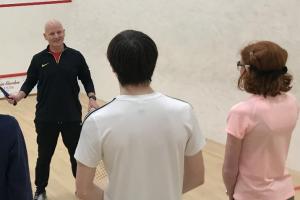 Paul Steward, our Squash and Squash 57 coach Paul Steward, our Squash and Squash 57 coach